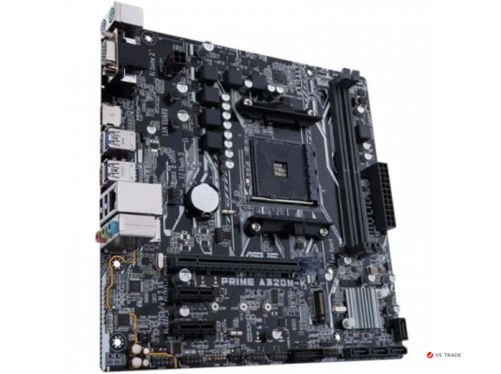 Сист. плата Asus PRIME A320M-K/CSM, A320, AM4, 2xDIMM DDR4, PCI-E x16, 2xPCI-E x1, M.2, 4xSATA, VGA, HDMI, mATX