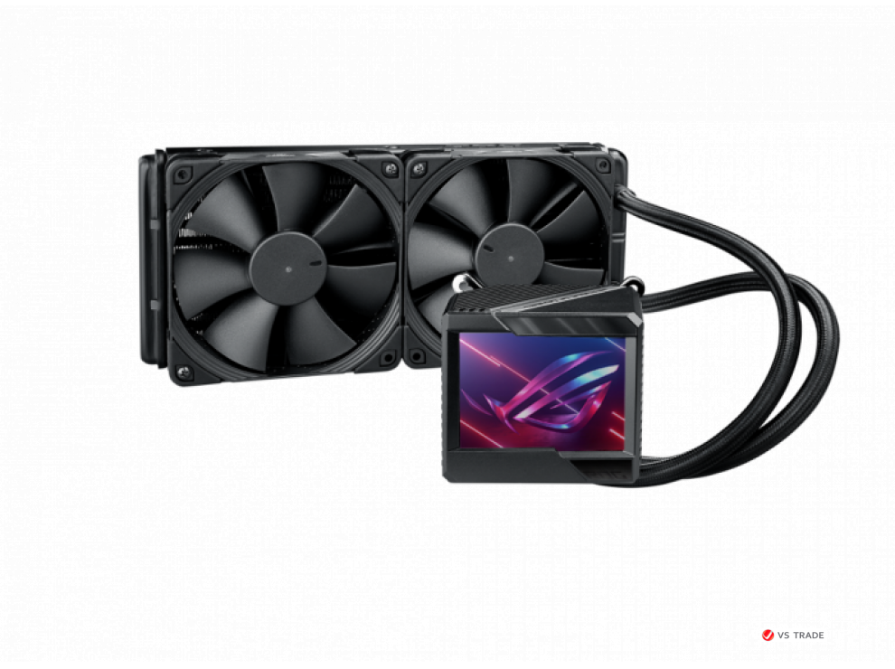 СЖО ASUS ROG RYUJIN 240 II, AIO, 2x120mm fan, 60mm fan, 1700 Socket, RGB, BOX