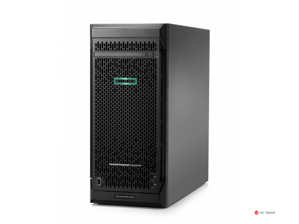 Сервер HPE ML110 Gen10 P21440-421 (Xeon4208(8C-2.1G)/ 16GB SR/ 8 SFF SC/ S100i SATA RAID/ 2x1GbE/ 1x800Wp/ 3yw)