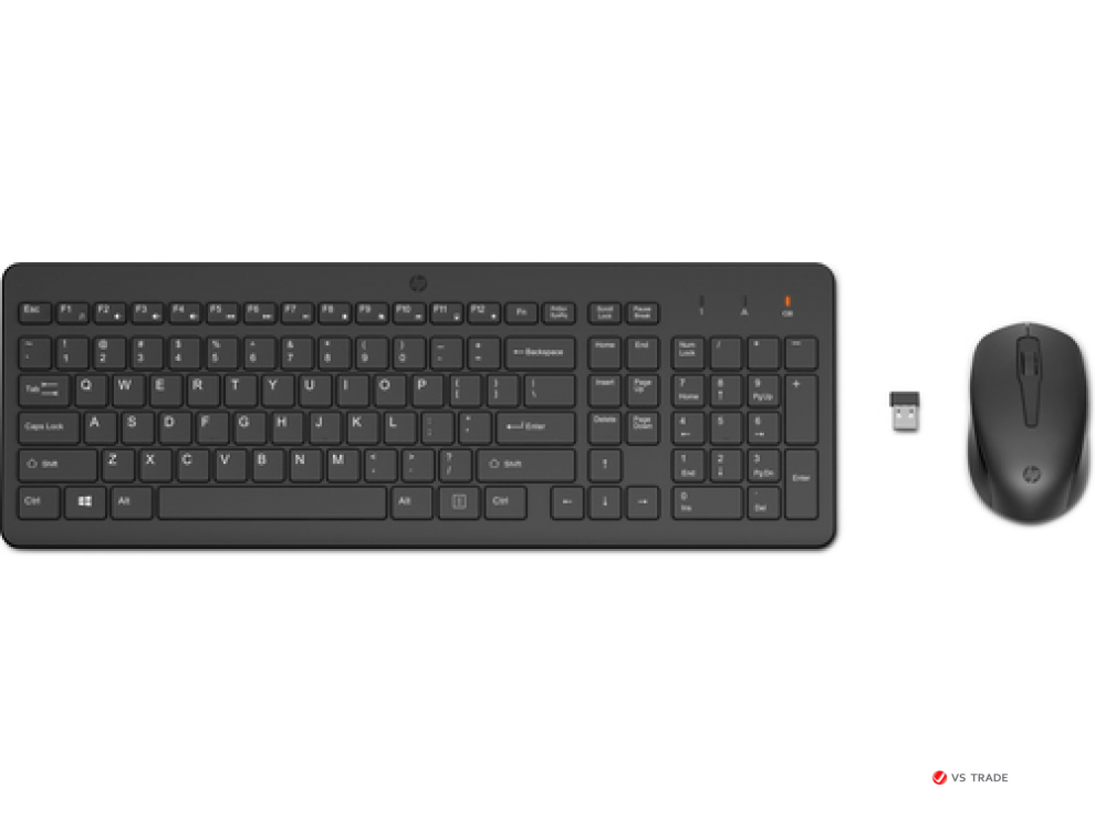 Клавиатура и мышь HP 2V9E6AA 330 Wireless Mouse, Keyboard Combination Russ/KAZ.
