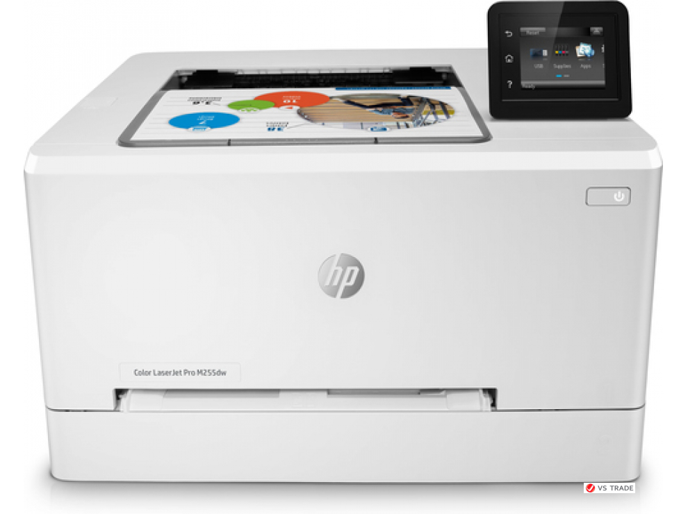 Принтер лазерный HP 7KW64A Color LaserJet Pro M255dw, A4, печать 600x600dpi, монохромная печать 21 стр./мин. USB, Wi-Fi