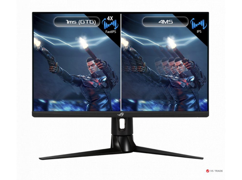 Монитор ASUS XG27AQV 27" IPS Curved 2900R 16:9 QHD 170Hz,400cd/m2,1000:1,178/178,1ms,2HDMI,DP,HDR10