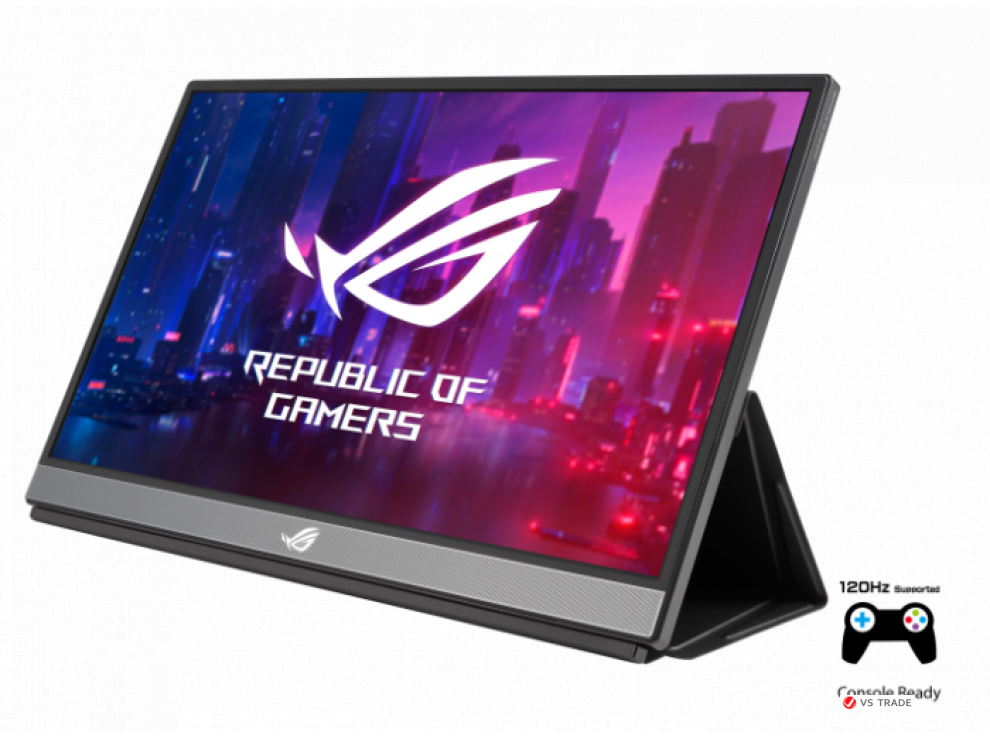 Монитор ASUS XG17AHPE 17.3" IPS,16:9 FHD (1920x1080x240Hz),300cd/m2,1000:1,178/178,3ms,mHDMI,2USB-C,Sp1W,7800mAh