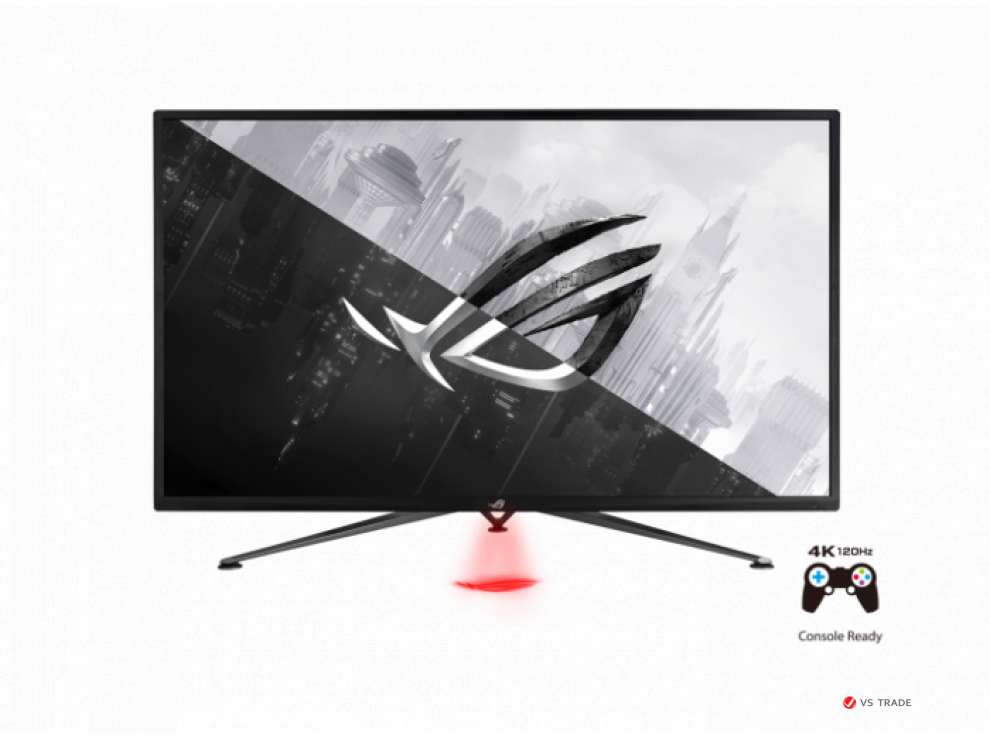 Монитор ASUS XG43UQ 43" VA,16:9 UHD (3840x2160x144Hz),750cd/m2,4000:1,178/178,1ms,4HDMI,DP,Sp10W,HDR1000, delta Eamp;lt;2