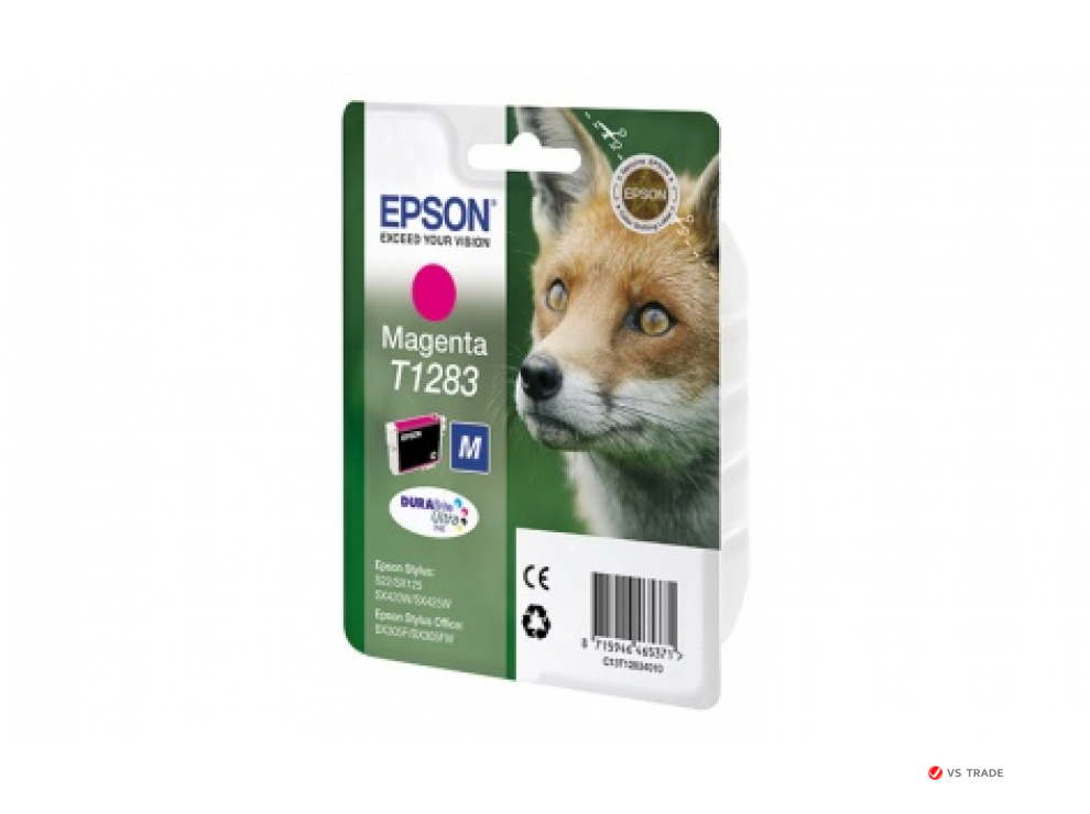 Картридж струйный Epson C13T12834012 Magenta for S22/SX125 new