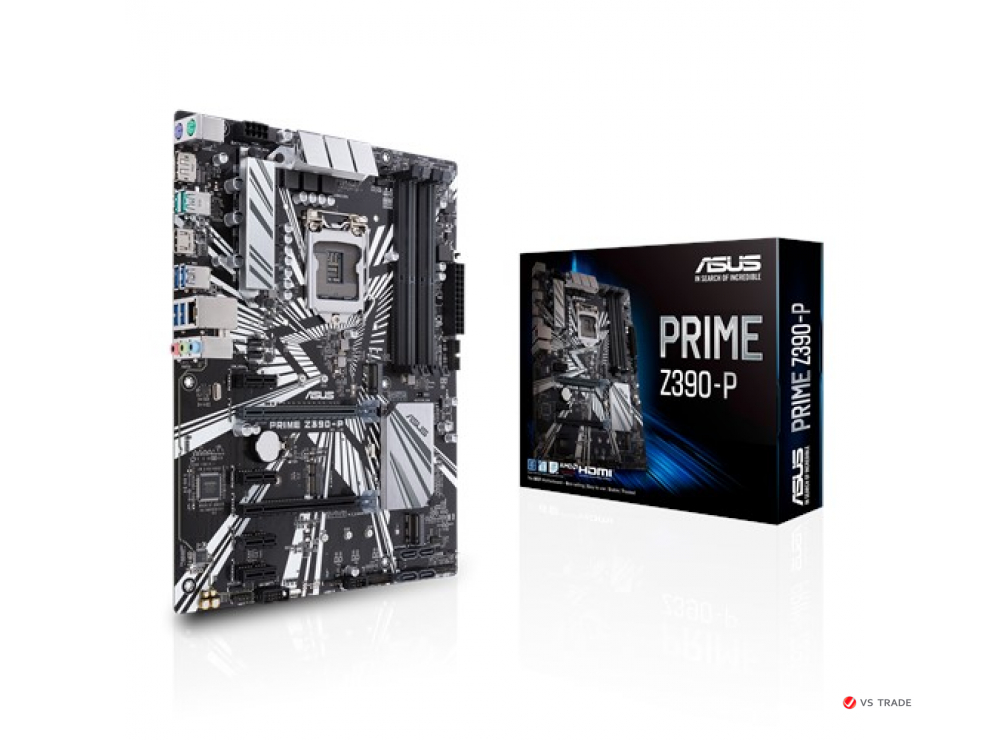 Сист. плата Asus PRIME Z390-P, Z270, S1151, 4xDIMM DDR4, 2xPCI-E x16, 4xPCI-E x1, 2xM.2, HDMI, DP, ATX