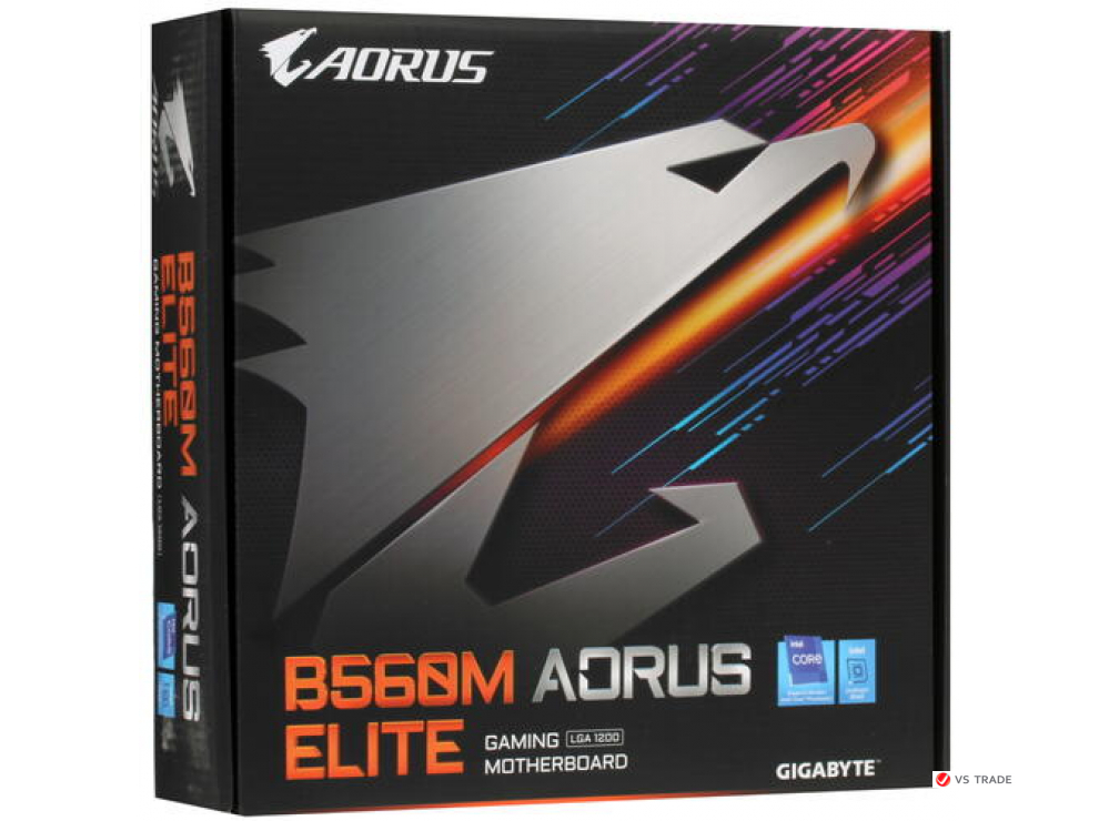 Сист. плата Gigabyte B560M AORUS ELITE, B560, 1200, 4xDIMM DDR4, 2xPCI-E x16, PCI-Ex1, M.2, 6xSATA, HDMI, DP, BOX