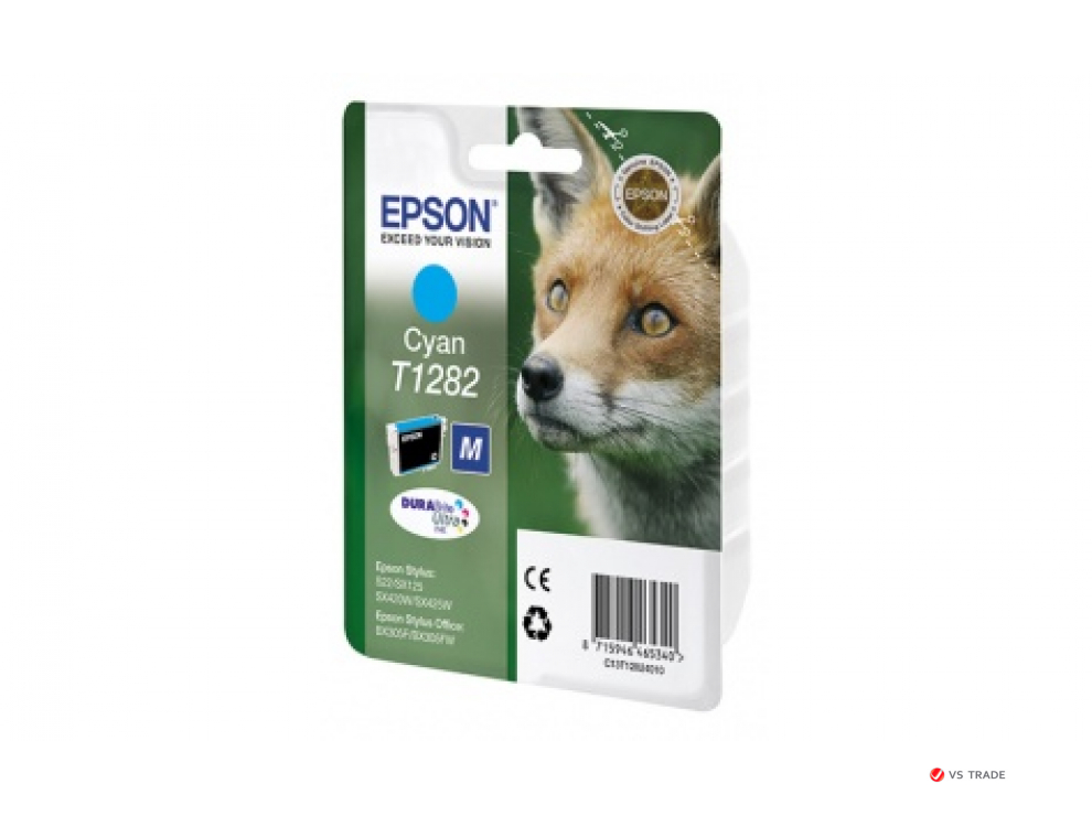 Картридж струйный Epson C13T12824012 Cyan for S22/SX125 new