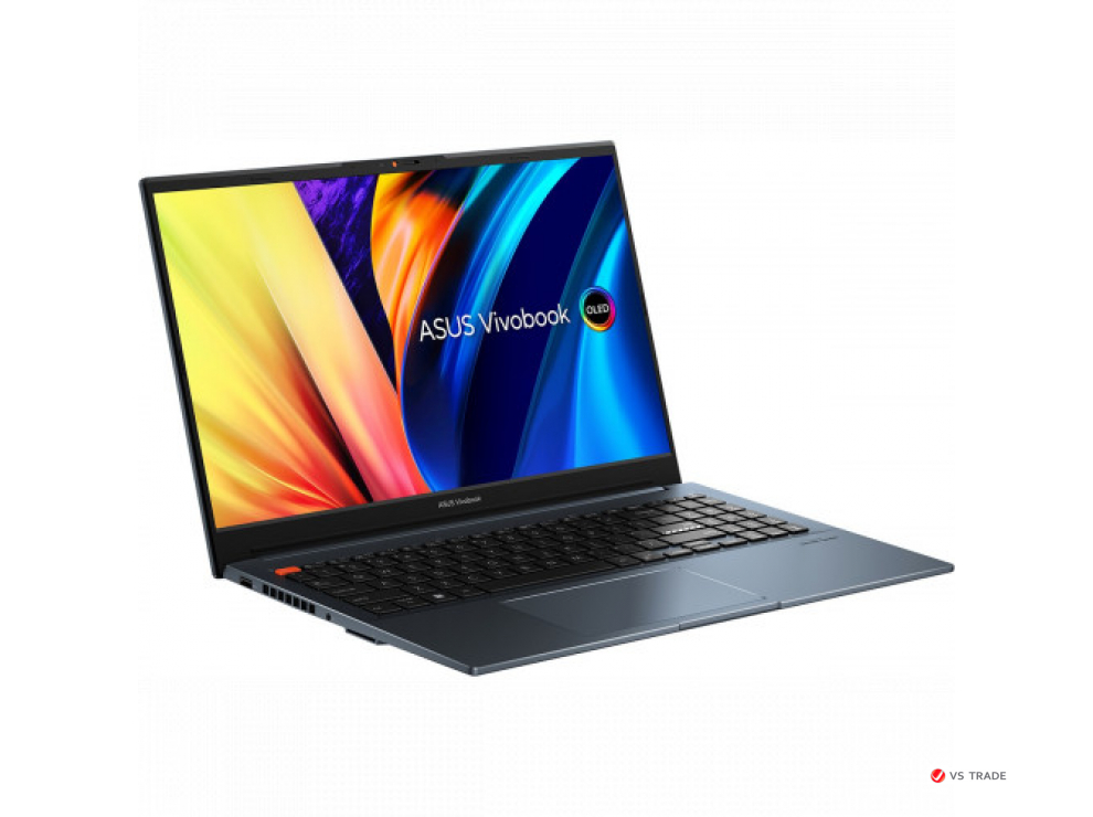 Ноутбук ASUS Vivobook Pro 15 OLED i5-12500H/16G/512G/15.6 2.8K OLED 16:9 120Hz/RTX3050/DOS/Quiet Blue/K6502ZC-MA098