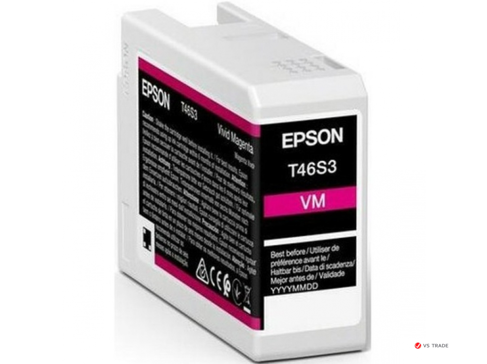 Картридж струйный Epson C13T46S30N для SC-P700 VIVID MAGENTA ULTRACHROME PRO 10 INK) 25 ml