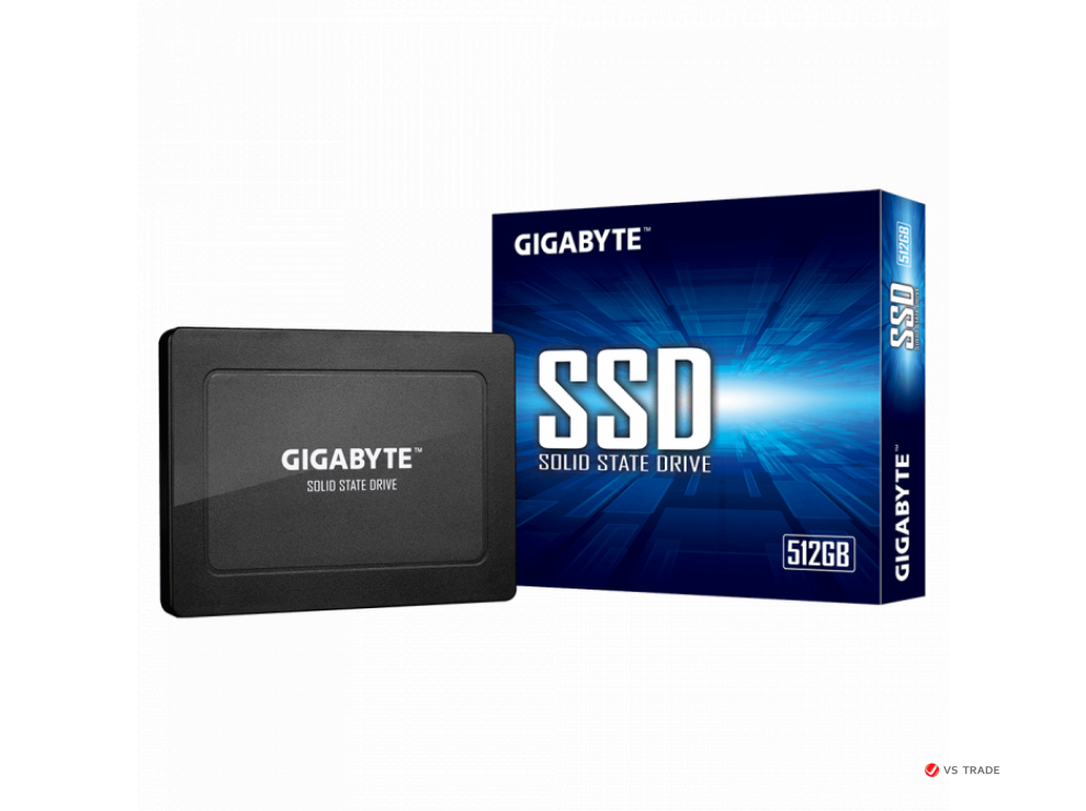 Твердотельный накопитель Gigabyte GP-GSTFS31512GNTD-V S3 512, 512Gb, Read up to 550Mb/Write up to 500Mb SATA 6.0Gb/s