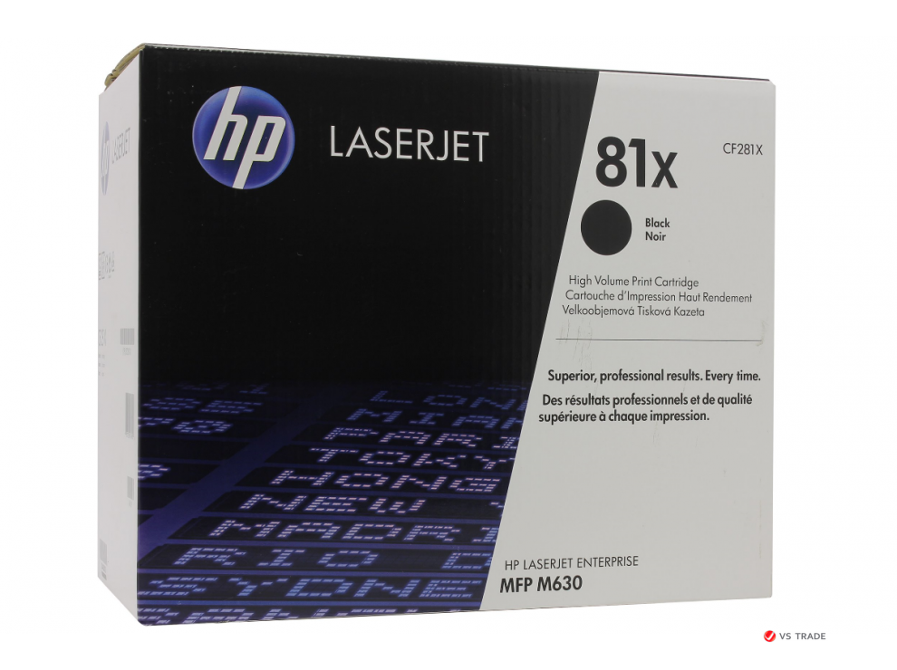 Оригинальный лазерный картридж HP 81X CF281X черный