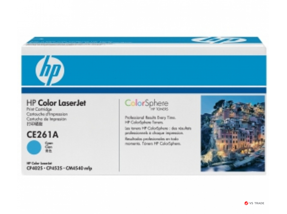 Картридж лазерный HP CE261A (648A) голубой, 11000 стр.