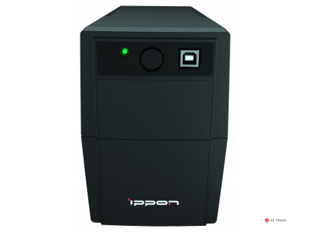 ИБП Ippon Back Basic 850S Euro, 850VA, 480Вт, AVR 162-275В, 3хEURO, управление по USB, без комлекта кабелей