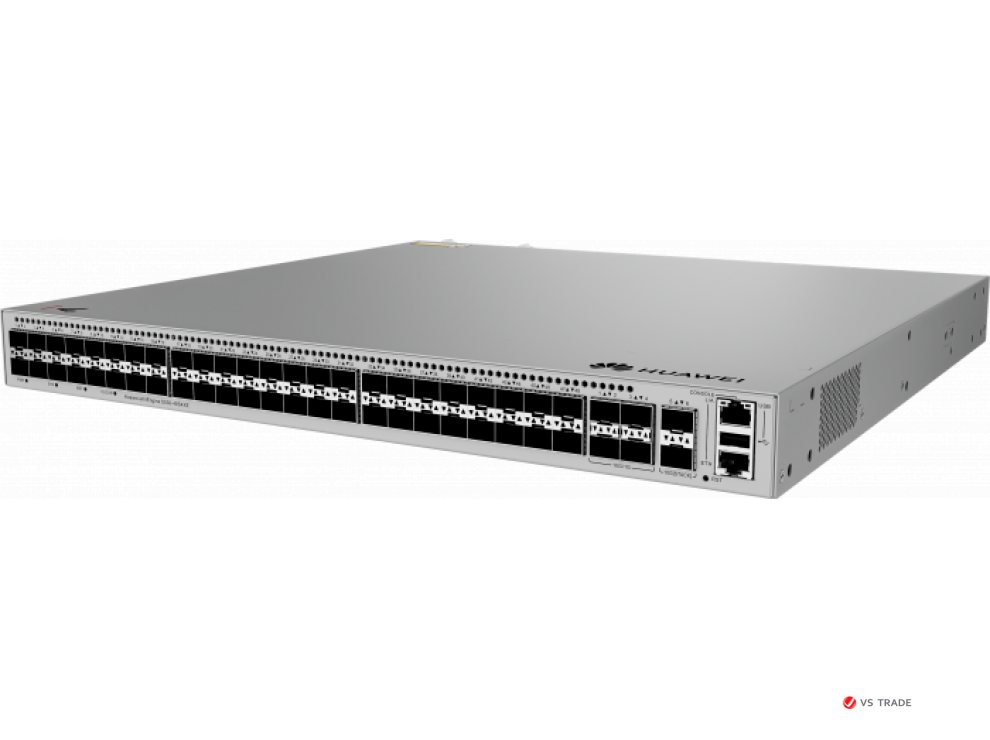 Коммутатор HUAWEI S530-48S4XE (L3, 48*GE SFP ports, 4*10GE SFP+, 2*10GE SFP+ stack ports, Dual AC)