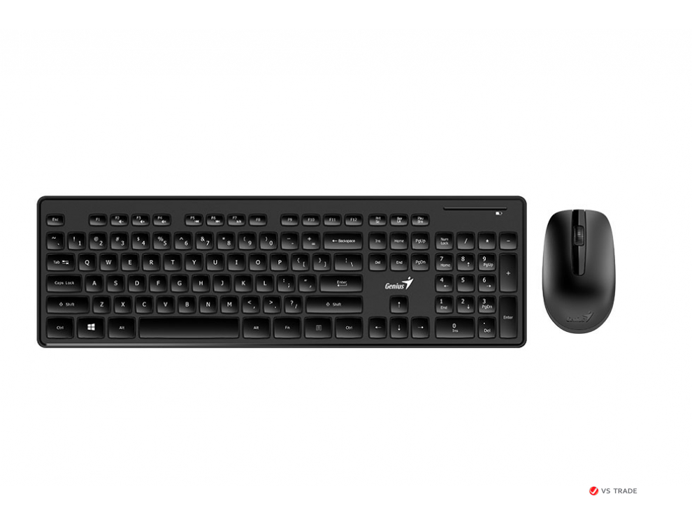 Клавиатура+ мышка Genius SlimStar 8006, Black, RU, GK-170005, 31340002402