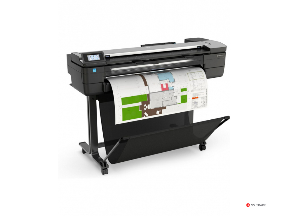 Принтер широкоформатный HP DesignJet T830 F9A30D 36, A0, 2400x1200dpi, 82 стр А1/час, Wi-Fi
