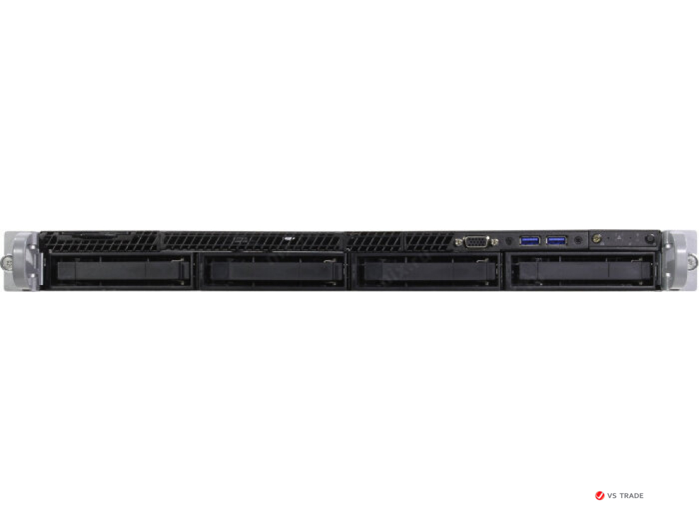 Сервер INTEL R1304WFTYSR Rack 1U (2xXeon 3204(6C-1.9G)/2x16GB 2R/4xLFF/1x240GB SSD/SATA RAID/2x10GbE RJ45/1x1100W/1yw)