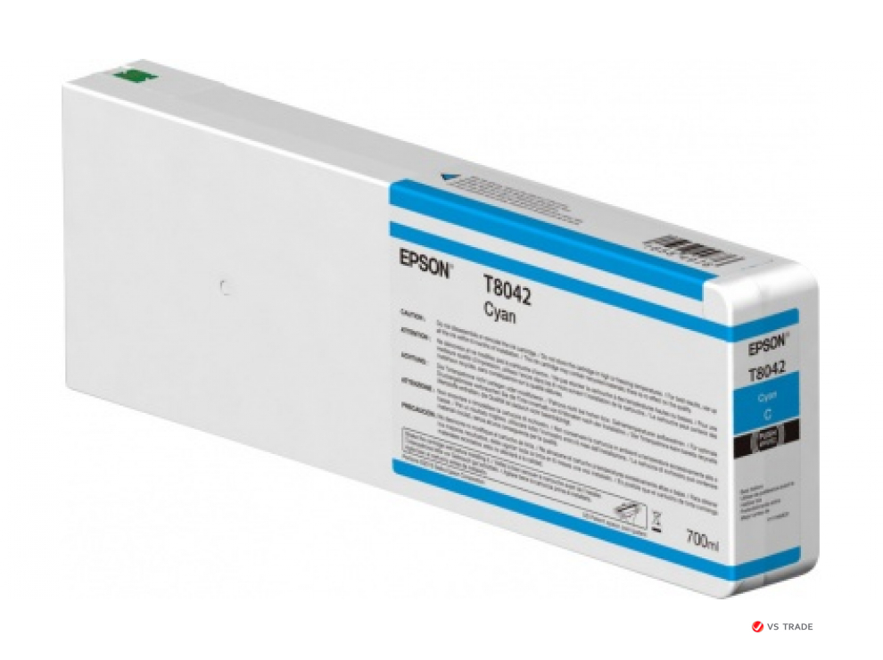 Картридж струйный Epson C13T804200 для SureColor SC-P6000/7000/8000/9000, повышенной емкости, голубой