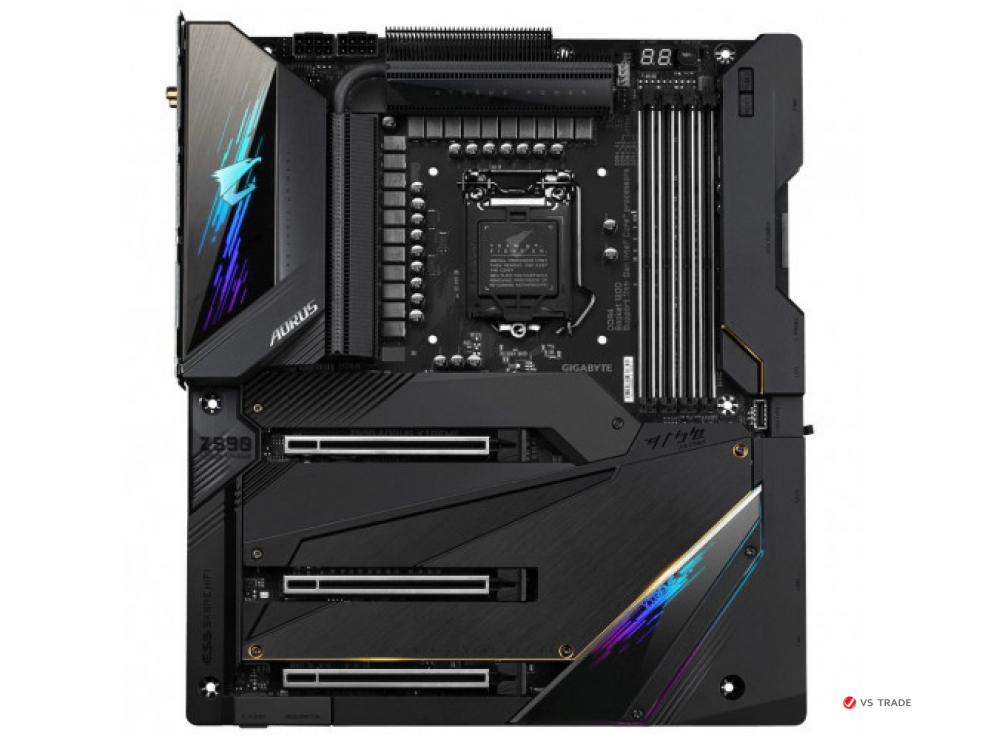 Сист. плата Gigabyte AORUS ELITE AX, Z590, 1200, 4xDIMM DDR4, 2xPCI-E x16, PCI-E x1, 3xM.2, 6xSATA, 2.5GbE, DP, Type C,