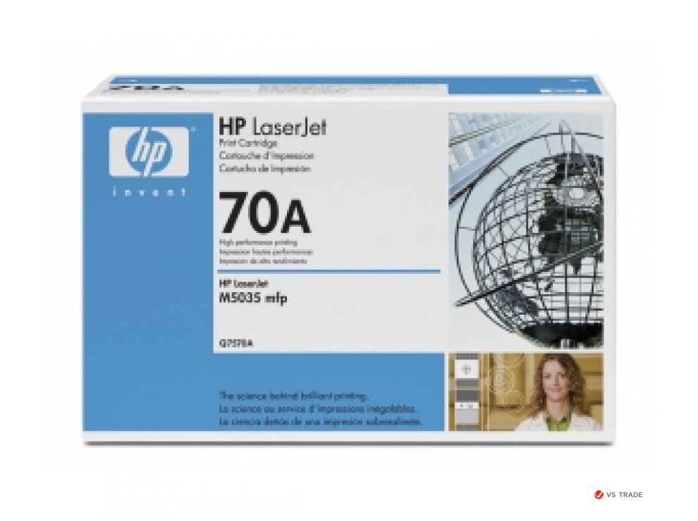 Картридж HP Q7570A, черный для принтера LJ M5035, 15000 страниц 