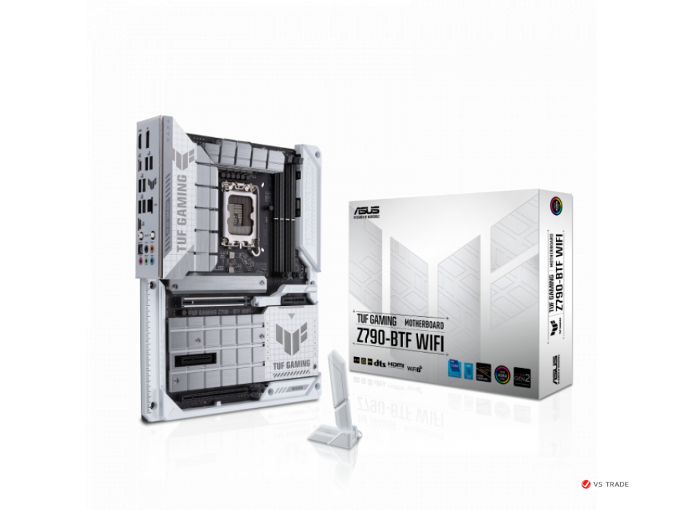 Сист.плата ASUS TUF GAMING Z790-BTF WIFI, Z790, 1700, 4xDIMM DDR5, 2xPCI-E x16, PCI-Ex4, 4xM.2, SATA, DP, HDMI,WIFI7,BOX