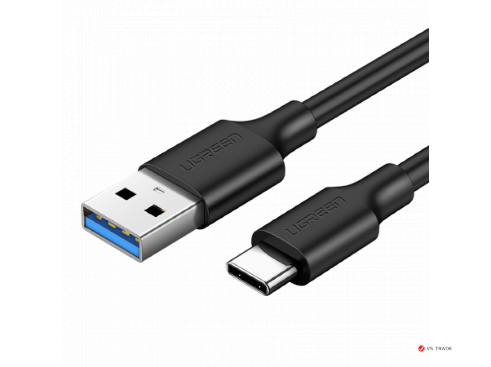 Кабель UGREEN US184 USB-C Male To USB 3.0 A  3A Data Cable 1m 20882