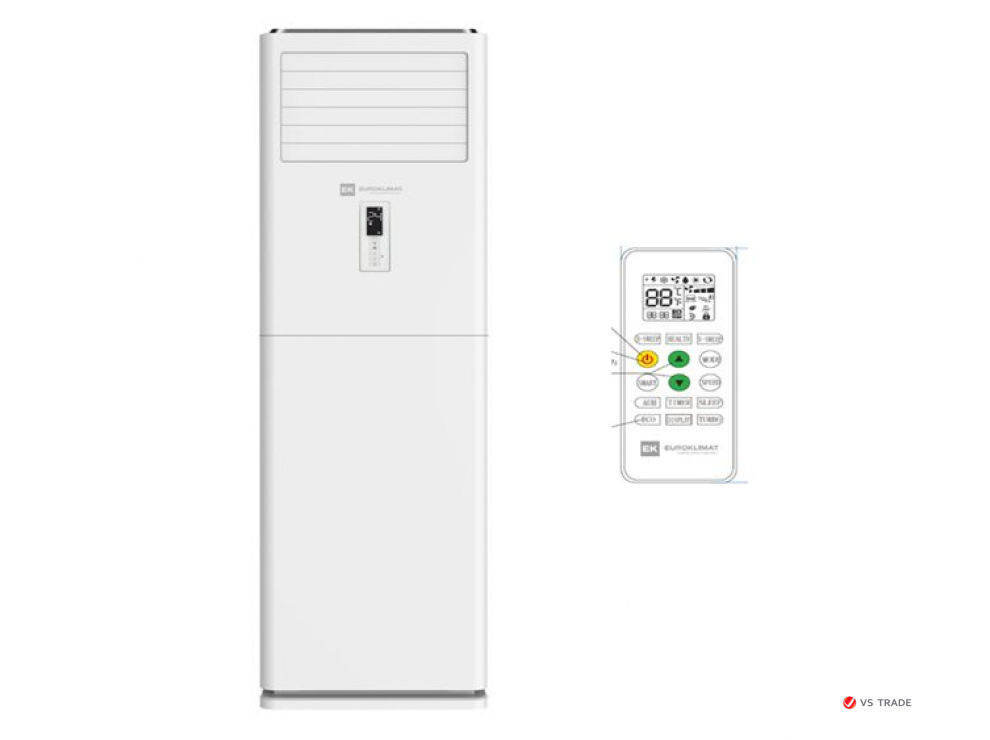 Кондиционер колонный EKMLA-48URN1 EUROKLIMAT нар.бл. EKMLA-24URN1