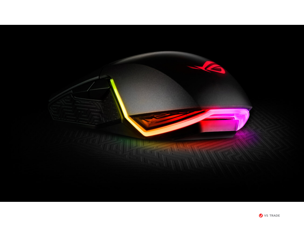 Игровая мышь ASUS P503 ROG PUGIO wired, optical, 7200 DPI, Aura Sync