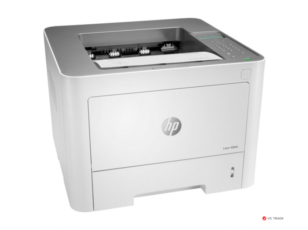 Принтер лазерный монохромный  HP 7UQ75A Laser 408dn Printer, A4, 1200 x 1200dpi, 40 стр/мин, Hi-Speed USB 2.0, Ethernet