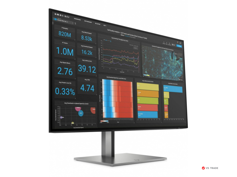 Монитор HP 1C4Z7AA Z27q G3 QHD 27" IPS, 2560x1440, 350 Кд/м2, 60 Гц, 5 мс, HDMI, DisplayPort x2