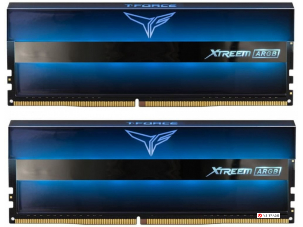 ОЗУ Team Group T-Force Xtreem ARGB 16Gb (8x2) 4800MHz DDR4 DIMM, CL20, 1.5v, TF10D416G4800HC20ADC01