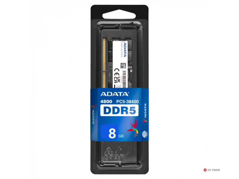 ОЗУ для ноутбука ADATA AD5S48008G-S 8Gb 4800 MHz, CL40, 1.1V, RTL