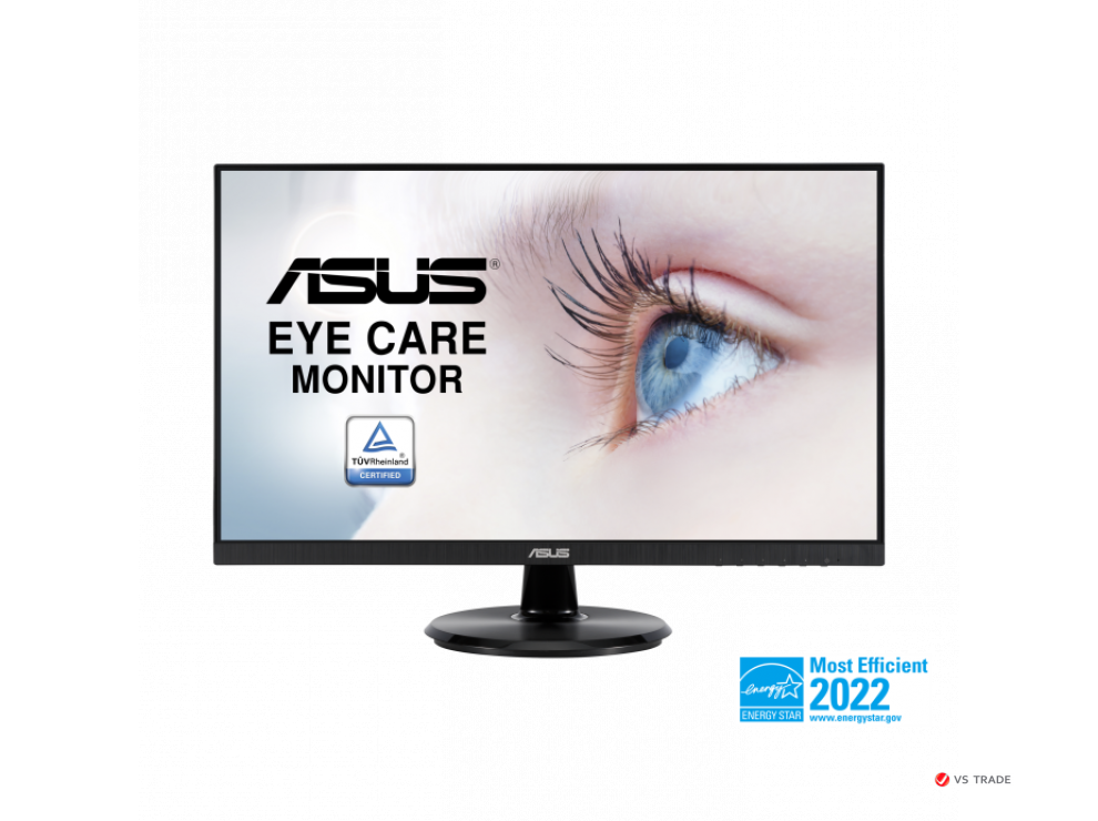 Монитор ASUS VA24DQ IPS,23.8",16:9 FHD (1920x1080x75Hz),250cd/m2,1000:1,178/178,4ms,HDMI,DP,VGA