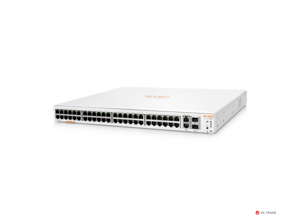 Коммутатор JL808A Aruba IOn 1960 48G 2XT 2XF Layer 2+ Switch, 1U (48xRJ-45 10/100/1000, 2xSFP+ 10G, 2xRJ45 10G ports)
