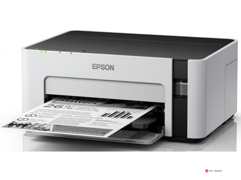 Принтер струйный Epson  M1120, A4, 1440x720dpi, 32стр/мин, USB 2.0, WiFi, C11CG96405