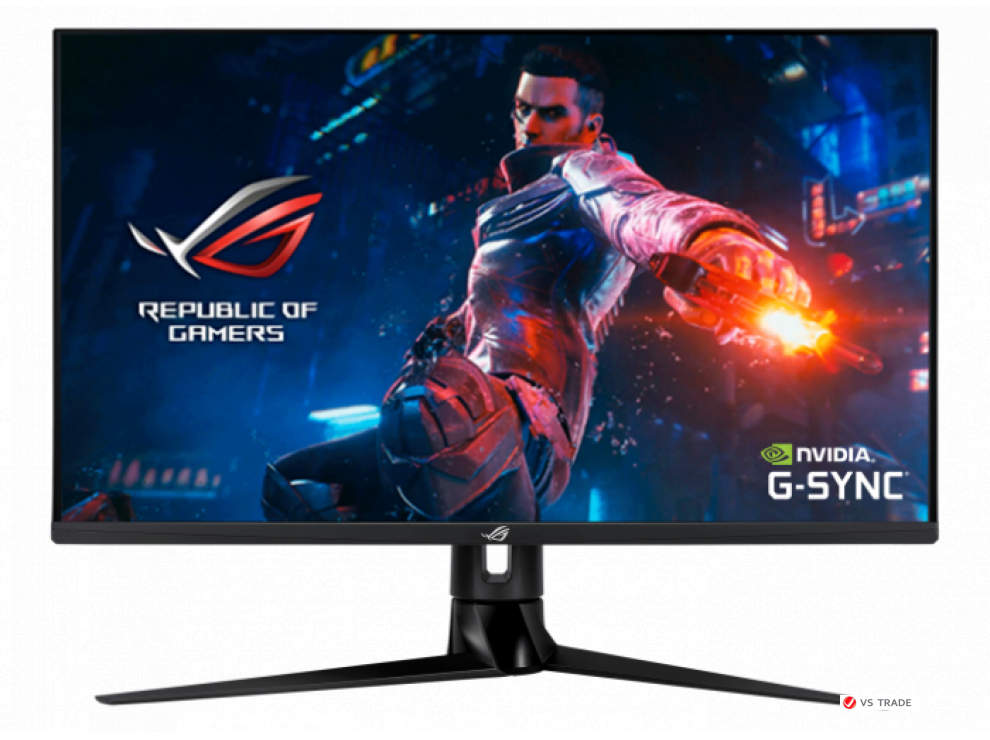 Монитор ASUS PG329Q 32" IPS,16:9 WQHD (2560x1440x175Hz),450cd/m2,1000:1,178/178,1ms,2HDMI,DP,Sp2W,USB Hub,G-SYNC,HDR600