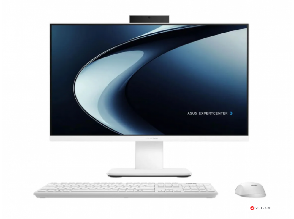 Моноблок ASUS P440VAK-WPC2420/White/23.8 FHD/C5 210H/16G D5/512G PCIE G4/Wi-Fi 6 + BT 5.4/5M + IR/120W/WL kb&ms/DOS/2yw