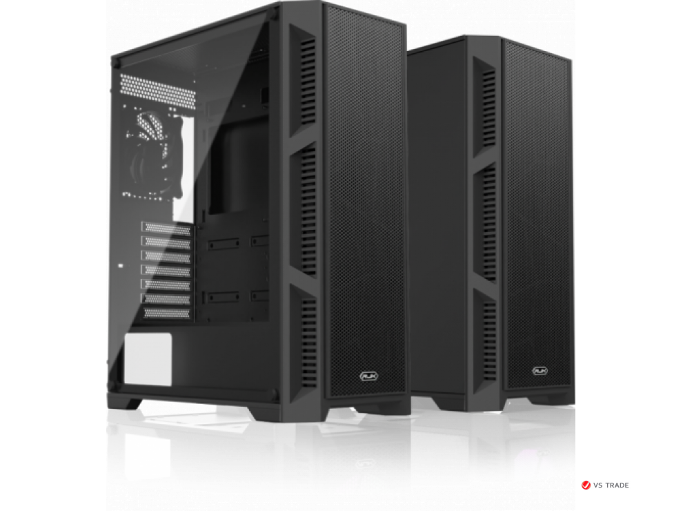 Корпус RAIJINTEK ARCADIA III-MS4, Mid-Tower, MATX, Mini-ITX, ATX, USB 2.0 Type-A, USB 3.2 Gen 1 Type-A, ARGB- 4x120мм,TG