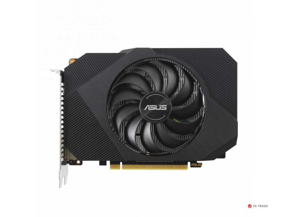 Видеокарта ASUS Phoenix GTX 1650, PH-GTX1650-O4GD6, 4Gb/128bit GDDR6, HDMI, DP, DVI-D, BOX