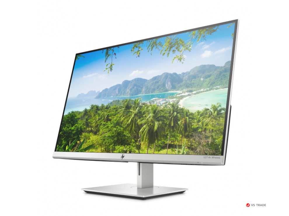 Монитор HP U27 4K Wireless 27" IPS,UHD 4K(16:9),300cd/m2,H178°/V178°,1000:1,10M:1,5ms,HDMI,DP,3xUSB3.2,Silver