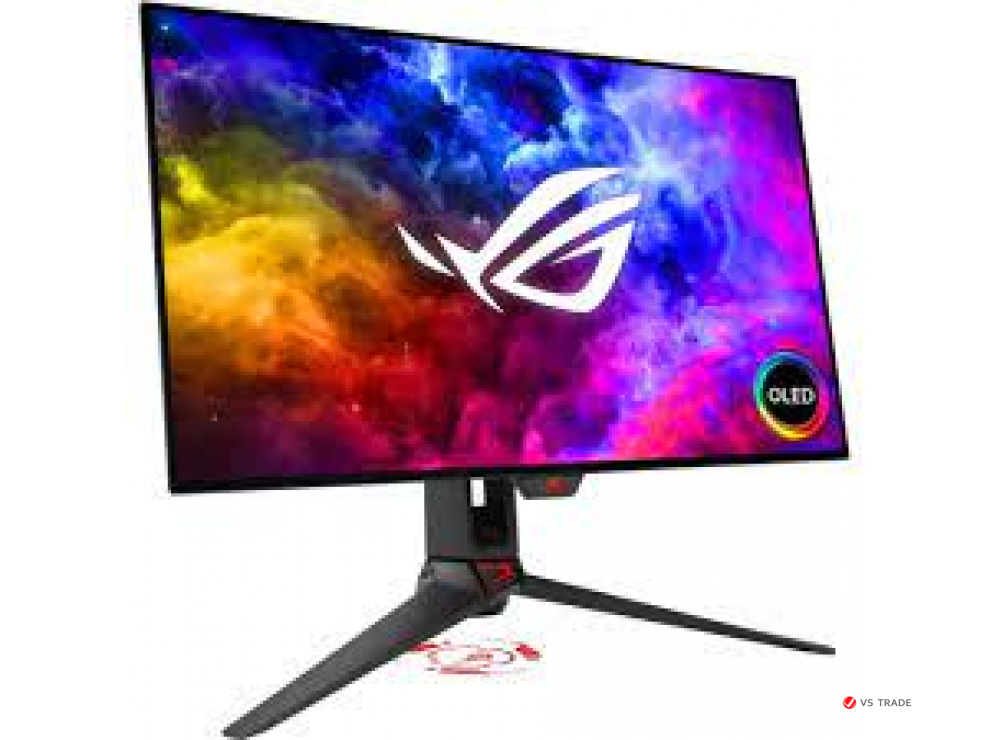 Монитор ASUS ROG Swift OLED PG27AQDM 26,5" QHD(2560x1440x240Hz),450cd,1,5M:1,0.03ms,G-SYNC,99% DCI-P3,HDR10,DP,2xHDMI