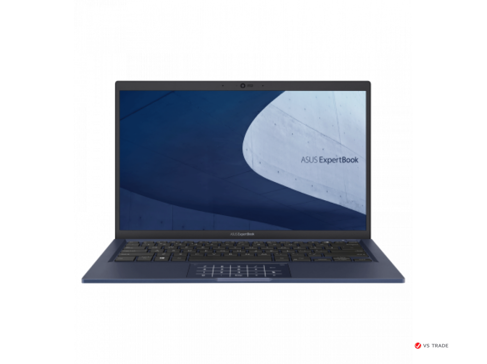 Ноутбук ASUS ExpertBook B1 B1400 i7-1165G7/14FHD IPS/MX330/8G/512G PCIe/HDcam/WiFi6+BT/FP/Bt Kbd/1yw/DOS/90NX0431-M010U0