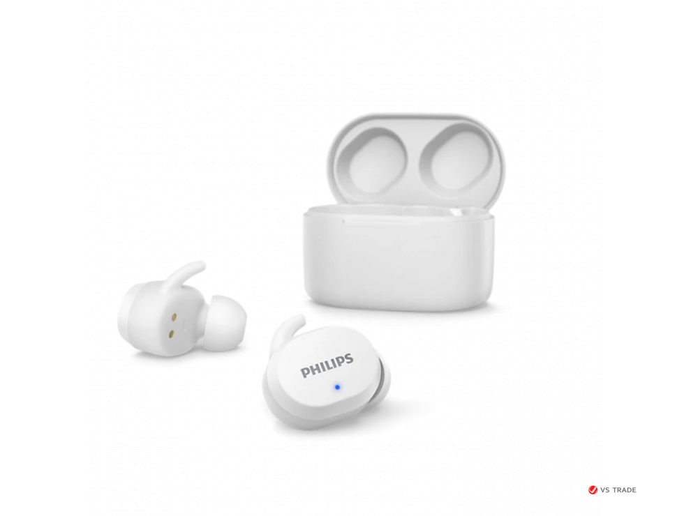 Наушники беспроводные вакуумные наушники PHILIPS TAT3216WT/00 мик/Bluetooth 5.0/сенсорное управление/быстрая зарядка