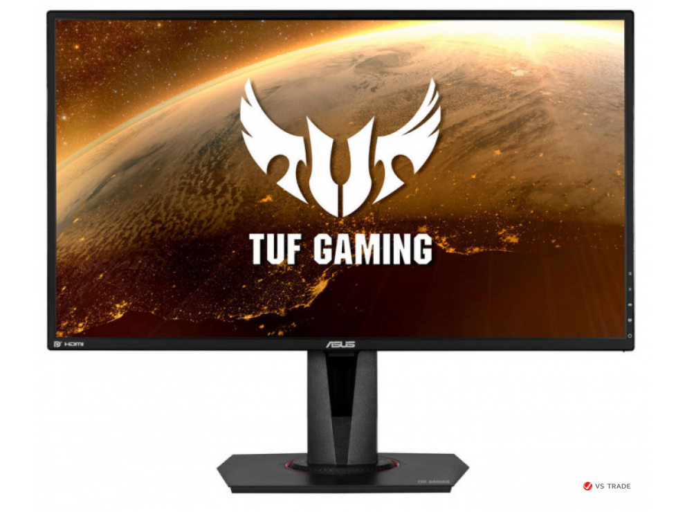 Монитор ASUS VG27AQ IPS,27,16:9 WQHD (2560x1440x165Hz),350cd/m2,1000:1,100M:1,178/178,1ms,2HDMI,DP,Sp2W,Gaming,Black