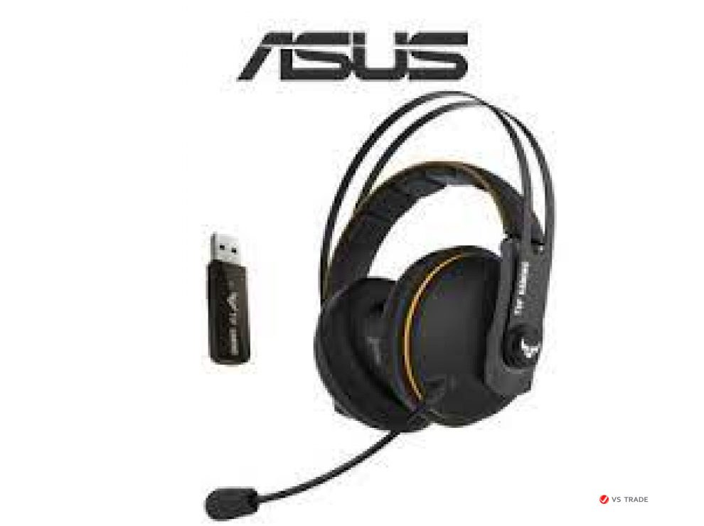 Беспроводная игровая гарнитура TUF Gaming H7 Wireless, Yellow, 90YH01NY-B3UA00