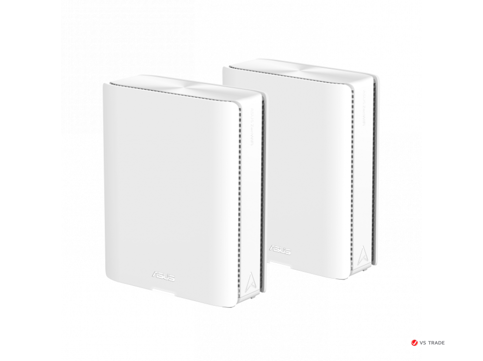 Маршрутизатор ASUS ZenWiFi BQ16 (W-1-PK) BE25000, Quad Band WiFi7 (802.11be),Dual 10G ports,Smart Home Master,VPN,AiMesh