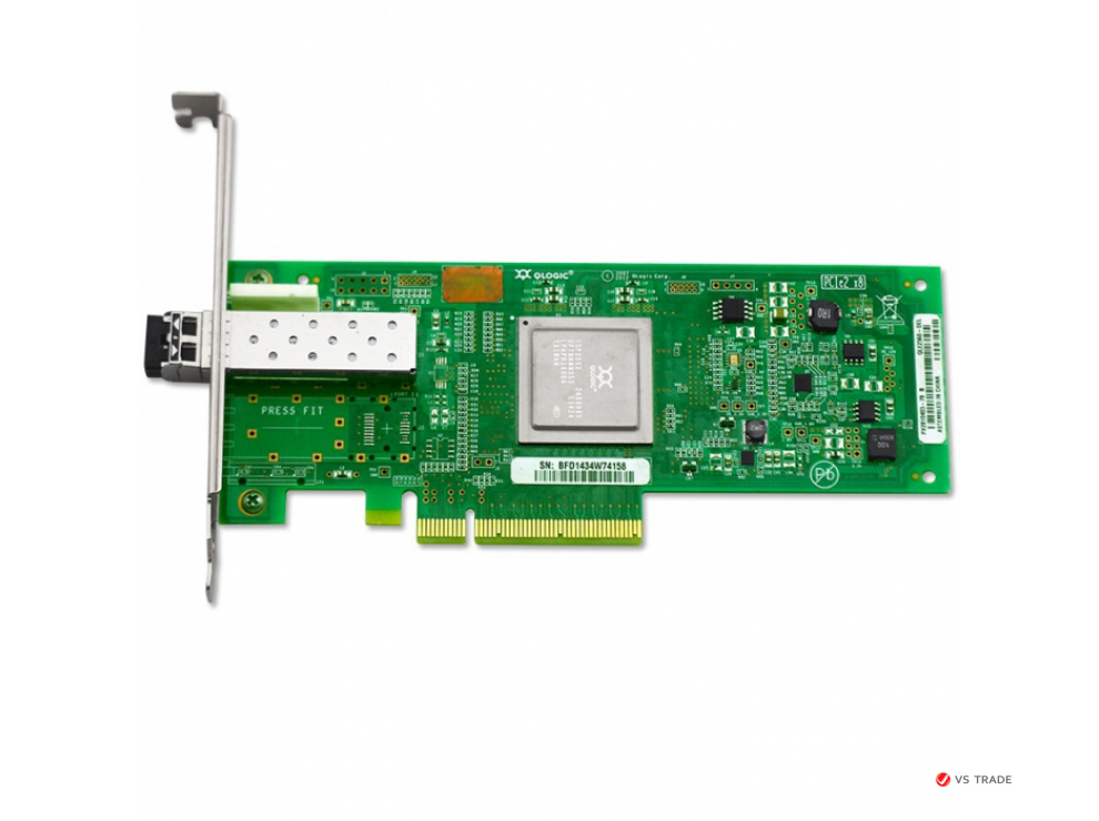 Адаптер FC 8Gb AK344A HPE 81Q 8Gb 1-port PCIe Fibre Channel Host Bus Adapter (PCIe 3.0 x8)