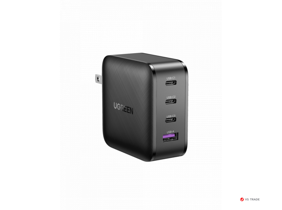 Зарядное устройство Ugreen CD224 USB-A+3*USB-C 65W  GaN Tech Fast Charger, 70774