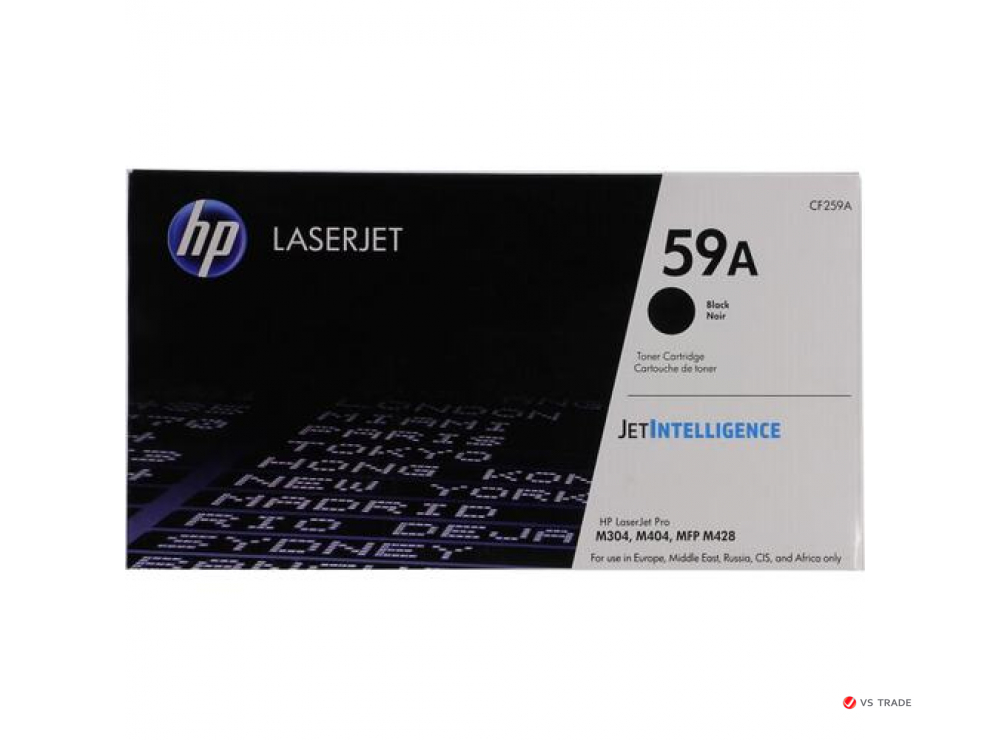 Оригинальный лазерный картридж HP 59A, Черный, CF259A для HP LaserJet Pro M304a, M404dn, M404dw, M404n, M428dw, M428dw